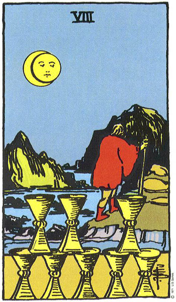 Tám Cốc (Eight of Cups)