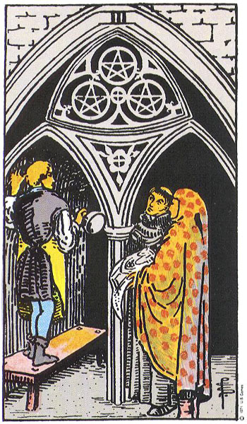 Ba Tiền (Three of Pentacles)