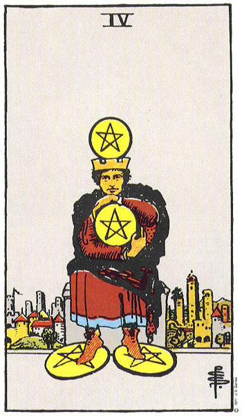 Bốn Tiền (Four of Pentacles)