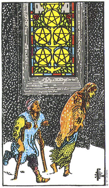 Năm Tiền (Five of Pentacles)
