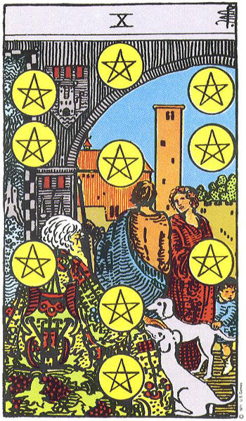 Mười Tiền (Ten of Pentacles)