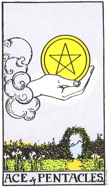 Át Tiền (Ace of Pentacles)