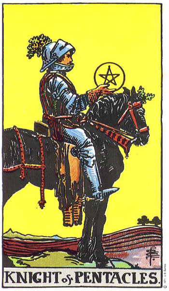 Hiệp Sĩ Tiền (Knight of Pentacles)