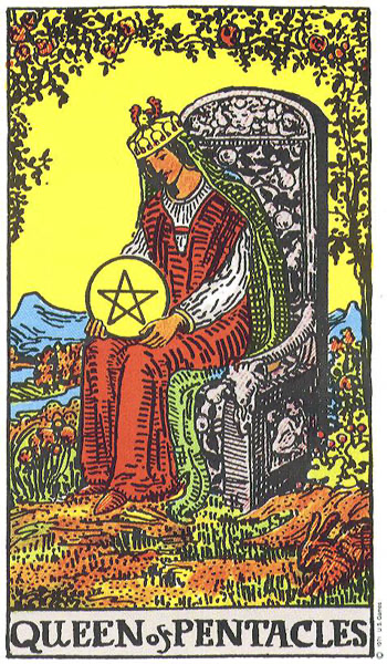 Hoàng Hậu Tiền (Queen of Pentacles)