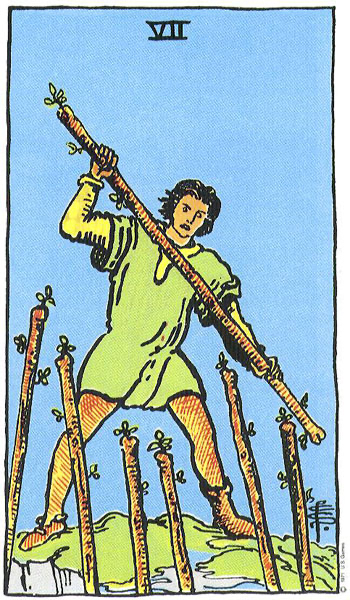 Bảy Gậy (Seven of Wands)