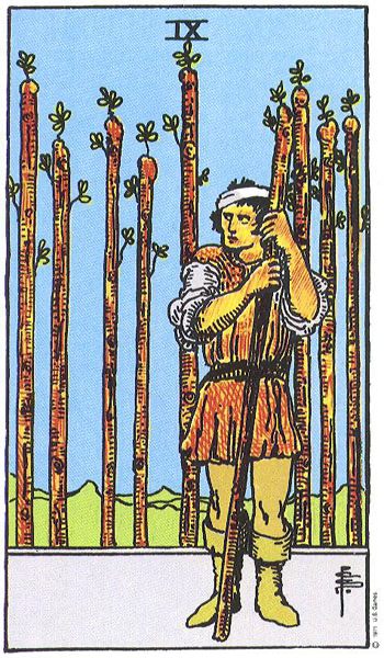 Chín Gậy (Nine of Wands)