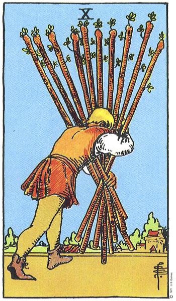 Mười Gậy (Ten of Wands)