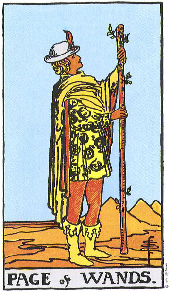 Tiểu Đồng Gậy (Page of Wands)