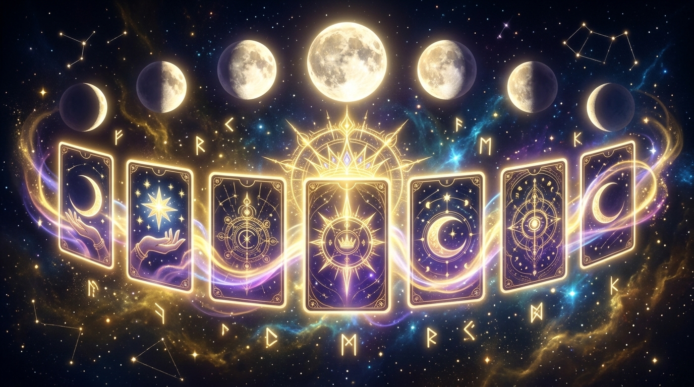 Hướng dẫn trải bài Tarot theo tuần 7 lá